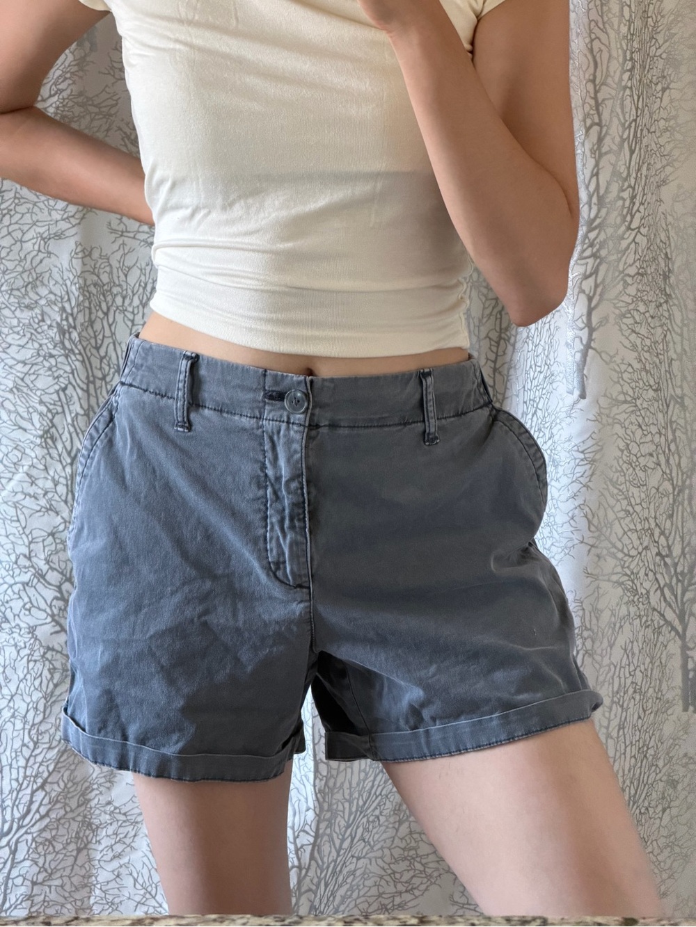 GAP Women’s Slate Gray Bermuda Shorts